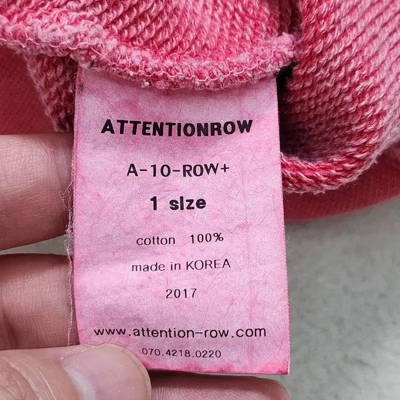 ATTENTIONROW 피그먼트 오버핏 맨투맨 1 size 8