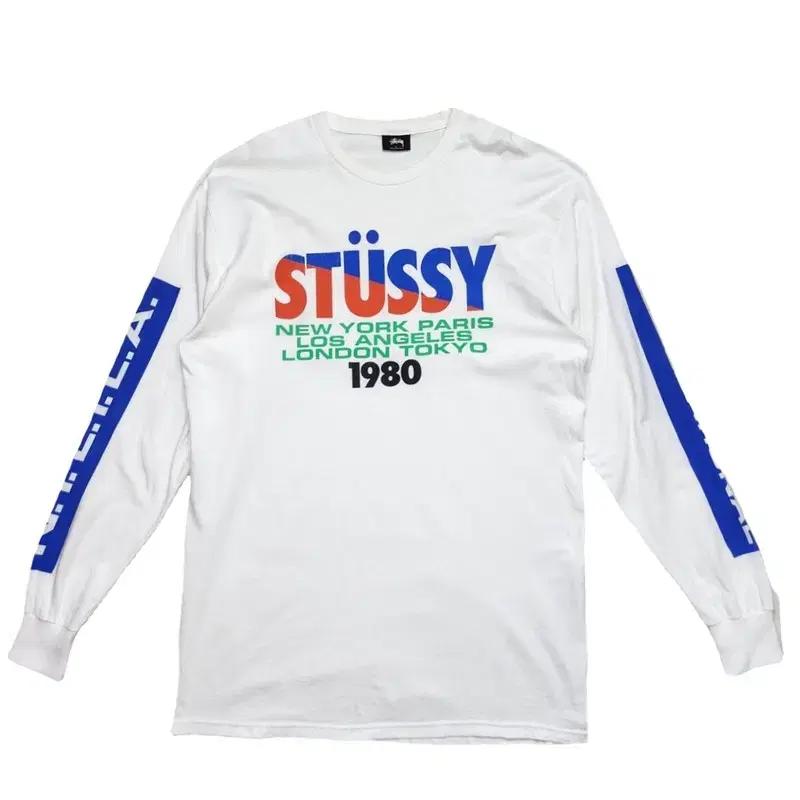 STUSSY 월드투어 롱슬리브 L 2