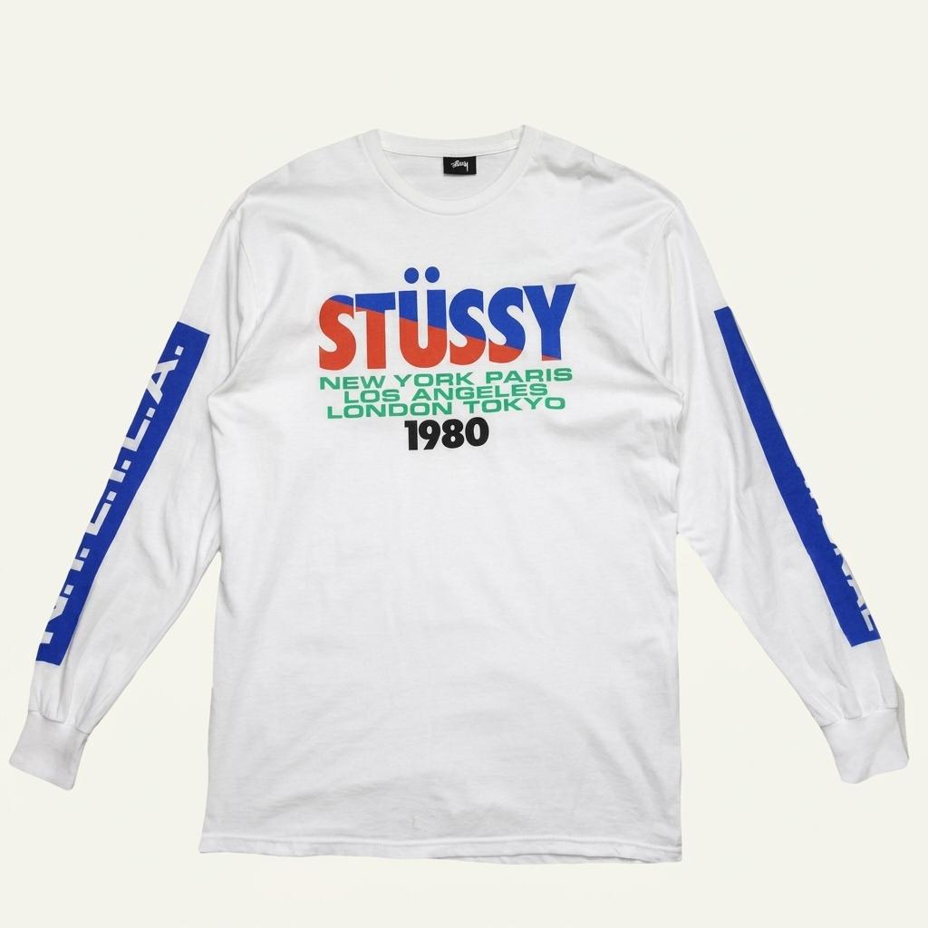 STUSSY 월드투어 롱슬리브 L 1