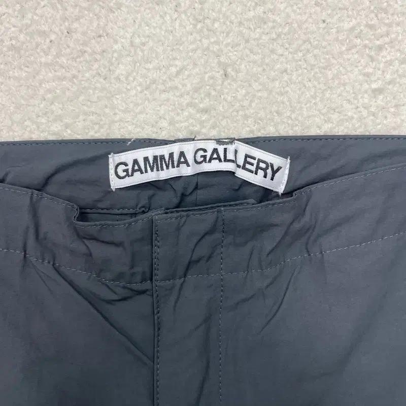 (새상품)GAMMA GALLERY 나일론 파라슈트 팬츠 카키 L 7