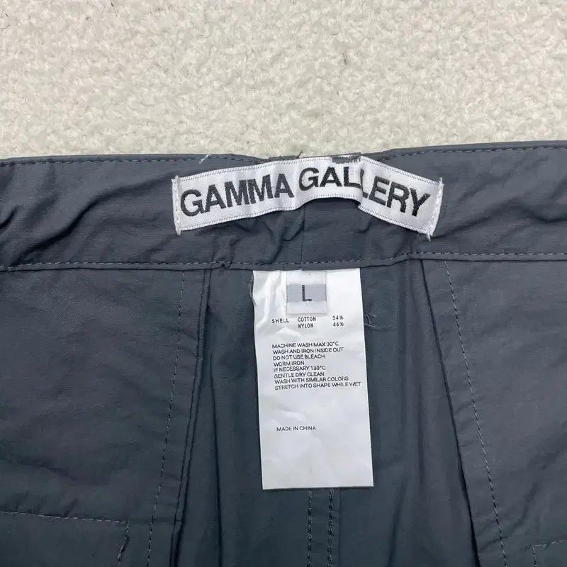 (새상품)GAMMA GALLERY 나일론 파라슈트 팬츠 카키 L 8