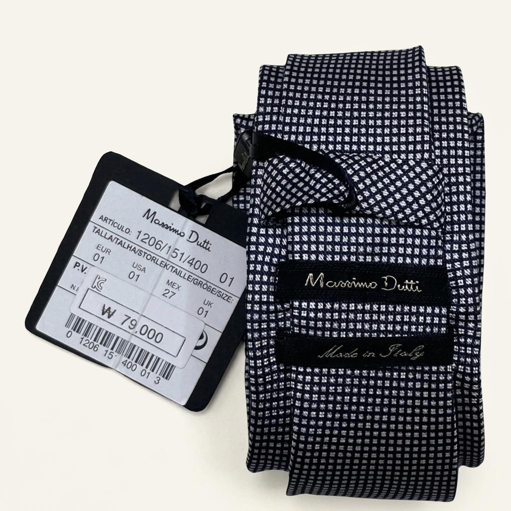 (새상품) MASSIMO DUTTI 실크 넥타이