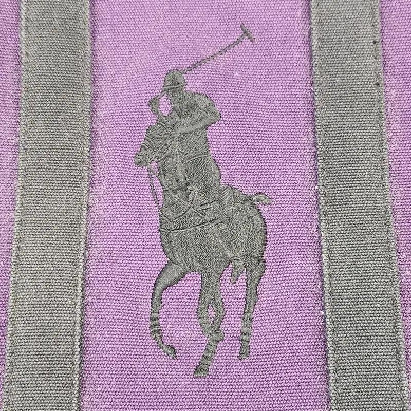 RALPH LAUREN 빅포니 코튼 토트백 3