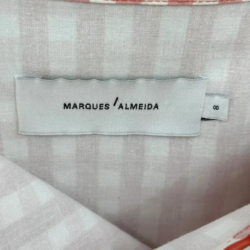 MARQUES ALMEIDA 체크 언발란스 랩 스커트 6
