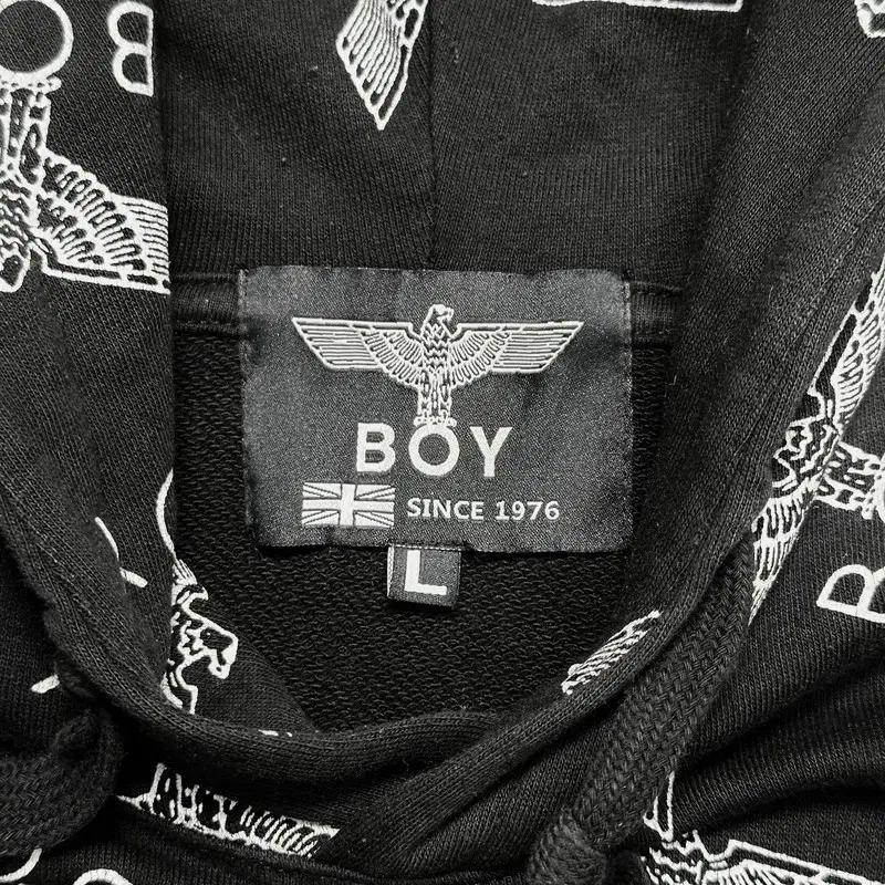 BOYLONDON 멀티로고 후디 L 6