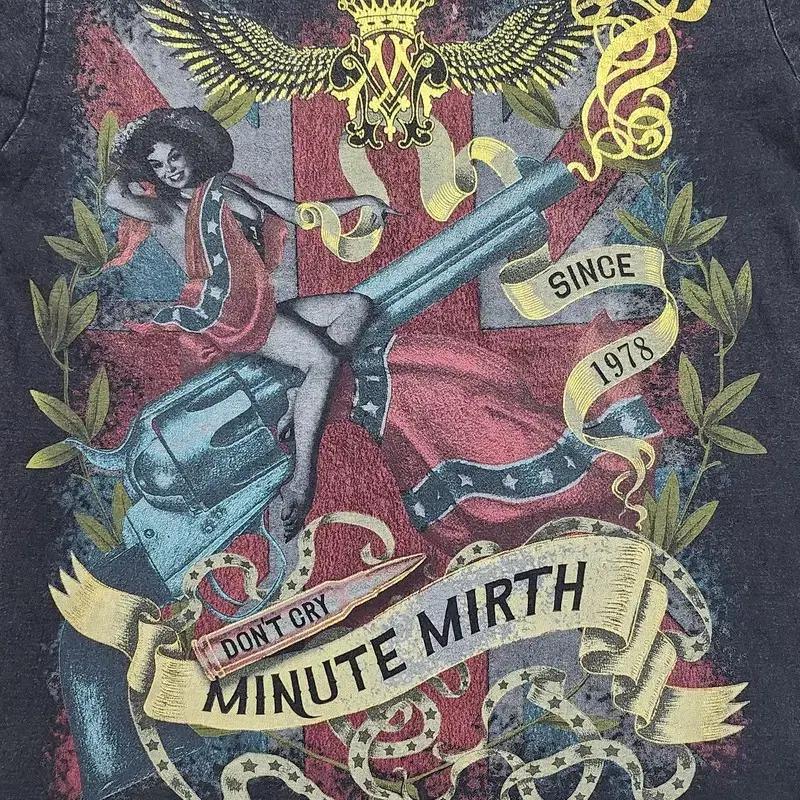 MINUTE MIRTH 피그먼트 반팔  L 3