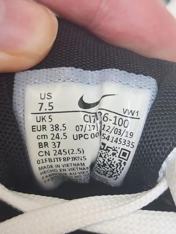 NIKE 에어맥스 1 골프 화이트 블랙 245 7