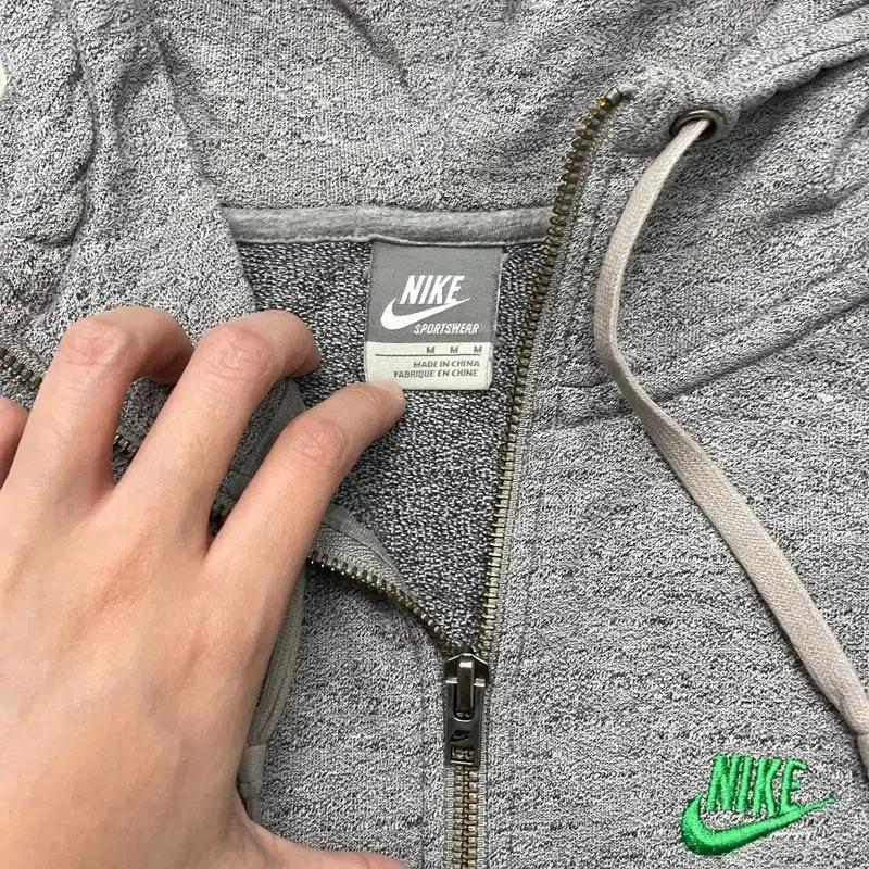 NIKE 올드스쿨 하프집업 후디 그레이 M 5