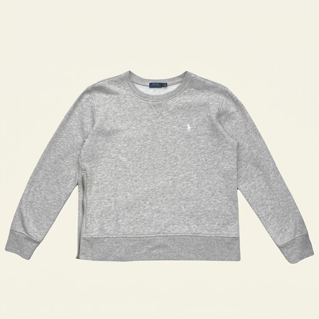POLO BY RALPH LAUREN 사이드 집업 맨투맨 그레이 M 1