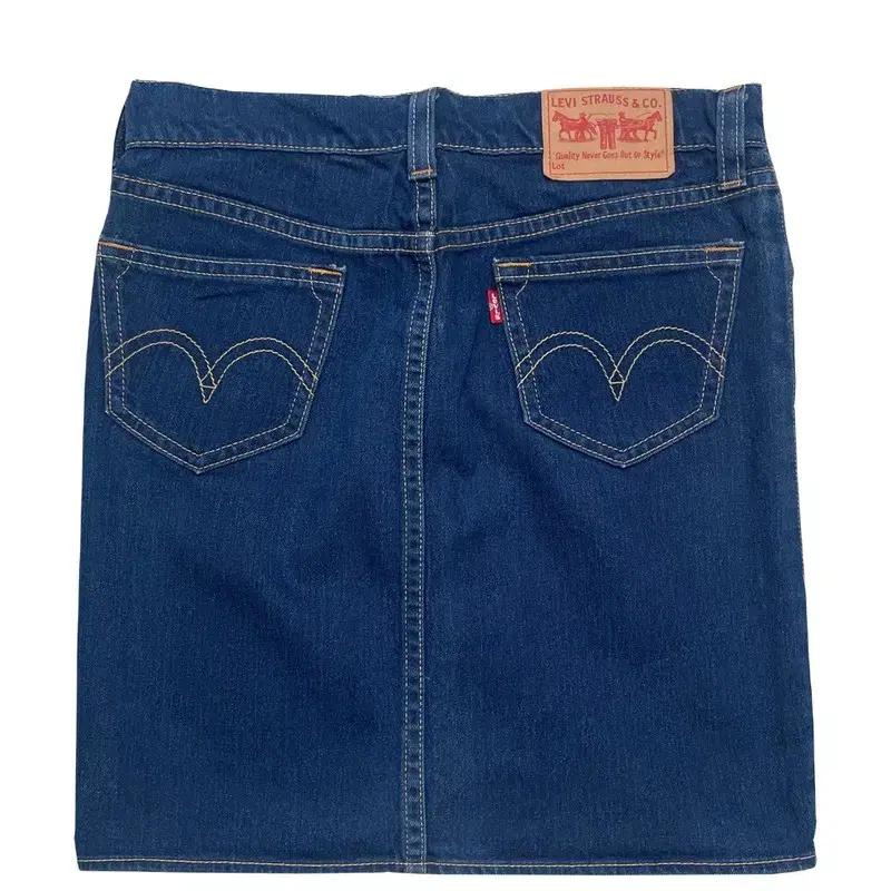 LEVI'S 앞트임 데님 스커트 Type1 L 7