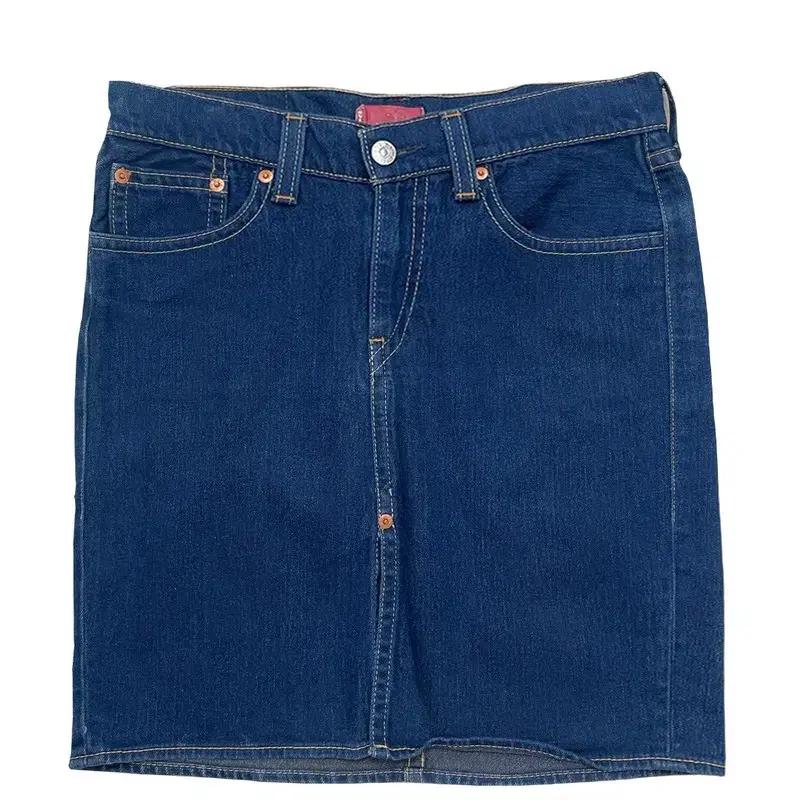 LEVI'S 앞트임 데님 스커트 Type1 L 2