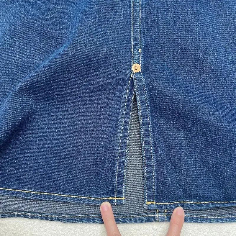 LEVI'S 앞트임 데님 스커트 Type1 L 3
