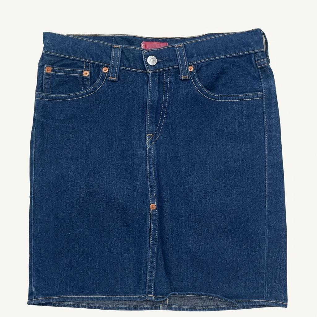 LEVI'S 앞트임 데님 스커트 Type1 L 1