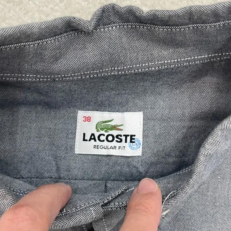 LACOSTE 포켓 셔츠 그레이 38 8