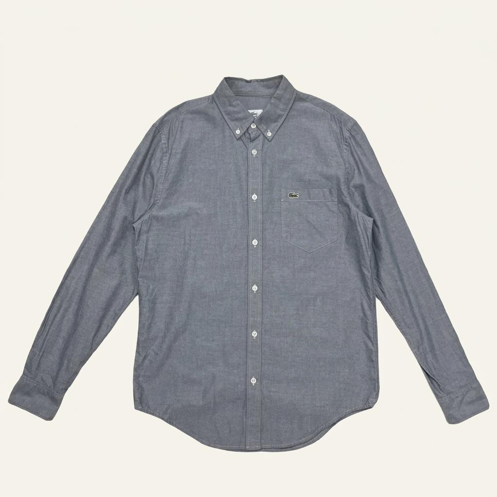LACOSTE 포켓 셔츠 그레이 38 1