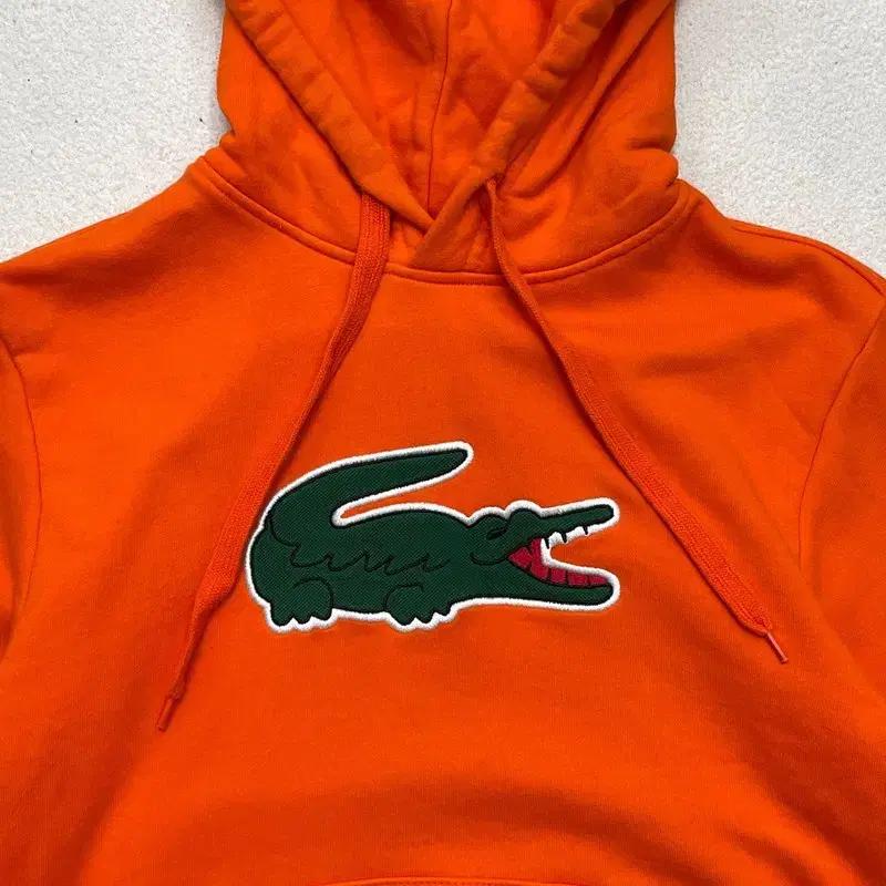 LACOSTE 박로고 후디 오렌지 2 3