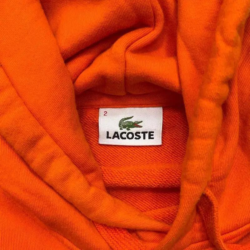 LACOSTE 박로고 후디 오렌지 2 4