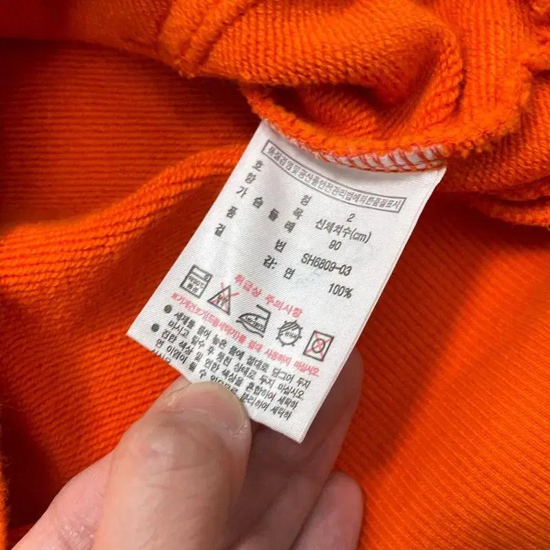 LACOSTE 박로고 후디 오렌지 2 5