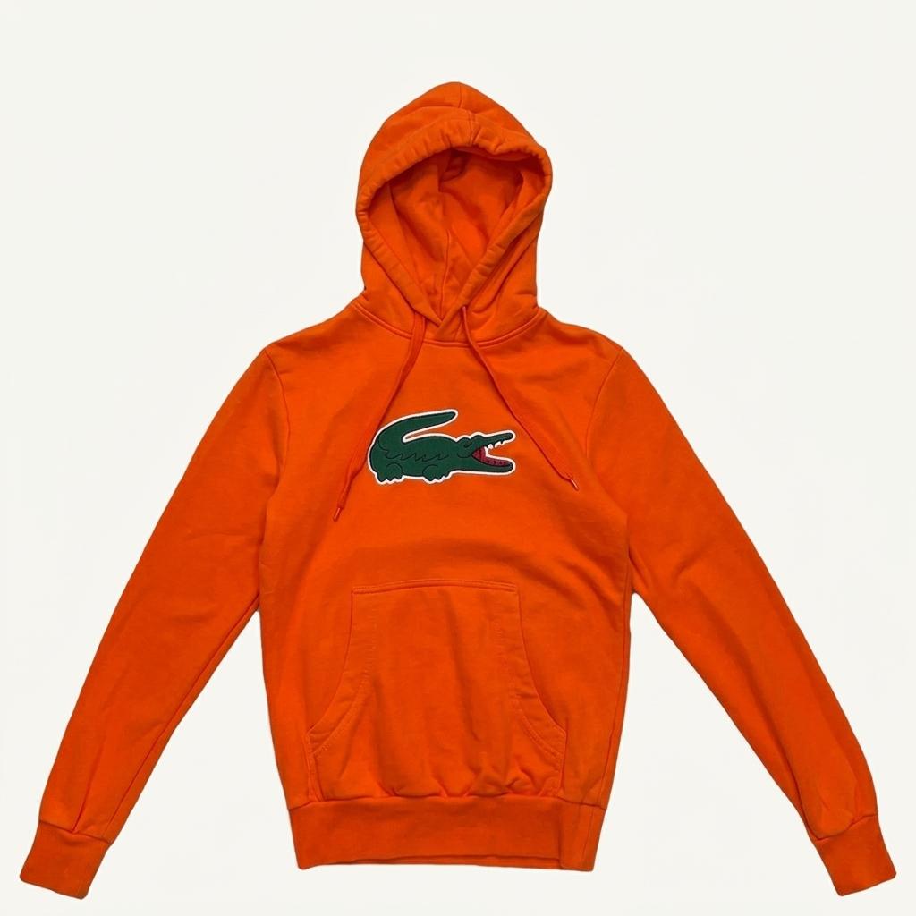 LACOSTE 박로고 후디 오렌지 2 1
