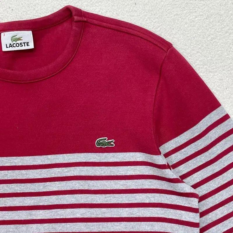 LACOSTE 스트라이프 롱슬리브 3 3