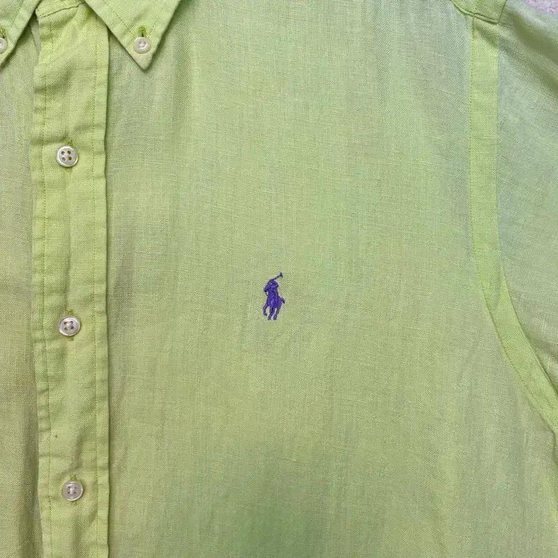POLO RALPH LAUREN 린넨 100% 반팔셔츠 L 3
