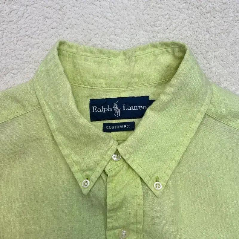 POLO RALPH LAUREN 린넨 100% 반팔셔츠 L 4