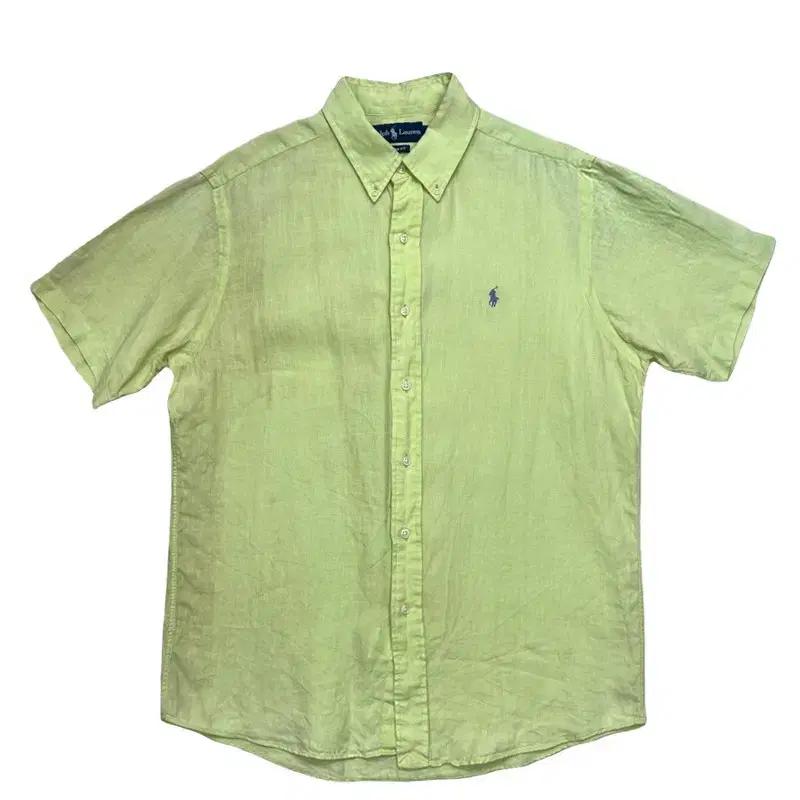 POLO RALPH LAUREN 린넨 100% 반팔셔츠 L 2