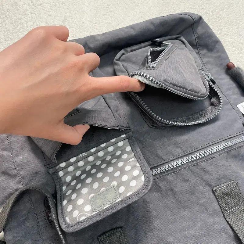 KIPLING 토트백 다크그레이 4