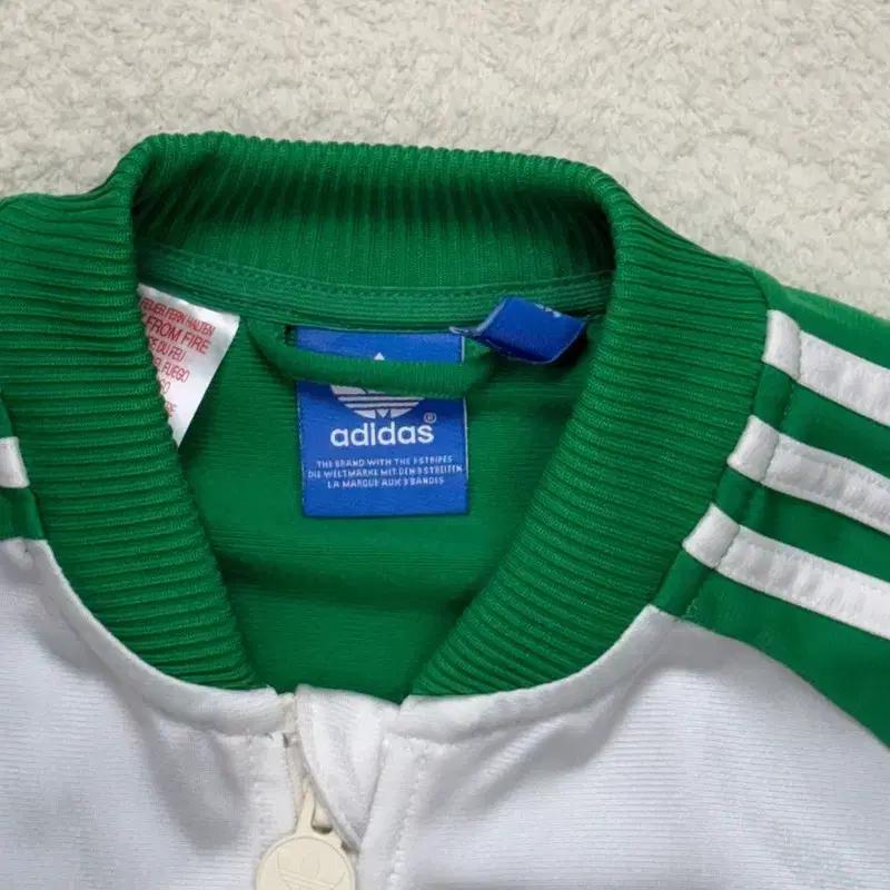 ADIDAS 그린 화이트 배색 트랙탑 79 3