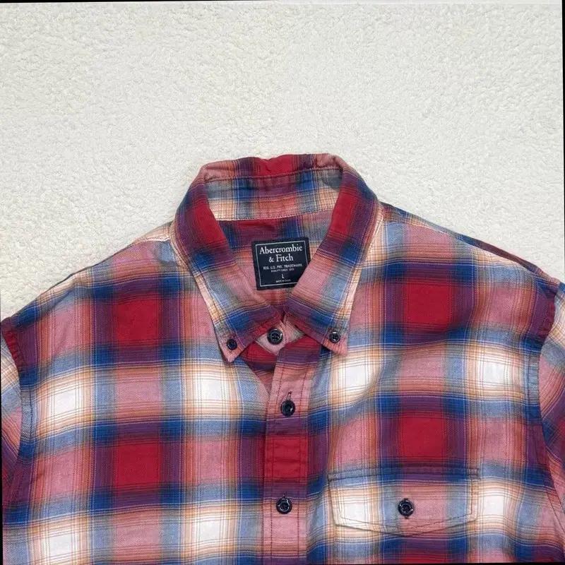 ABERCROMBIE & FITCH 프란넬셔츠 L 3