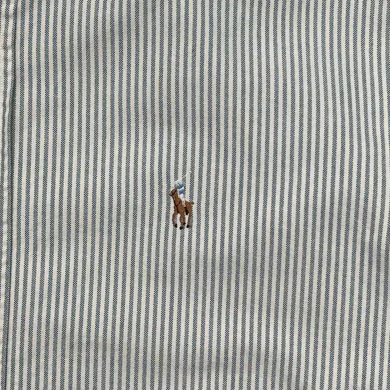POLO RALPH LAUREN 옥스퍼드 스트라이프 셔츠 (실측참고) 4