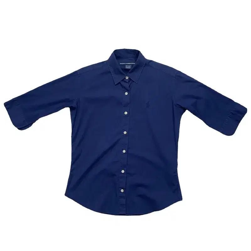 RALPH LAUREN SPORTS 5부 소매 스판 셔츠 네이비 6 2