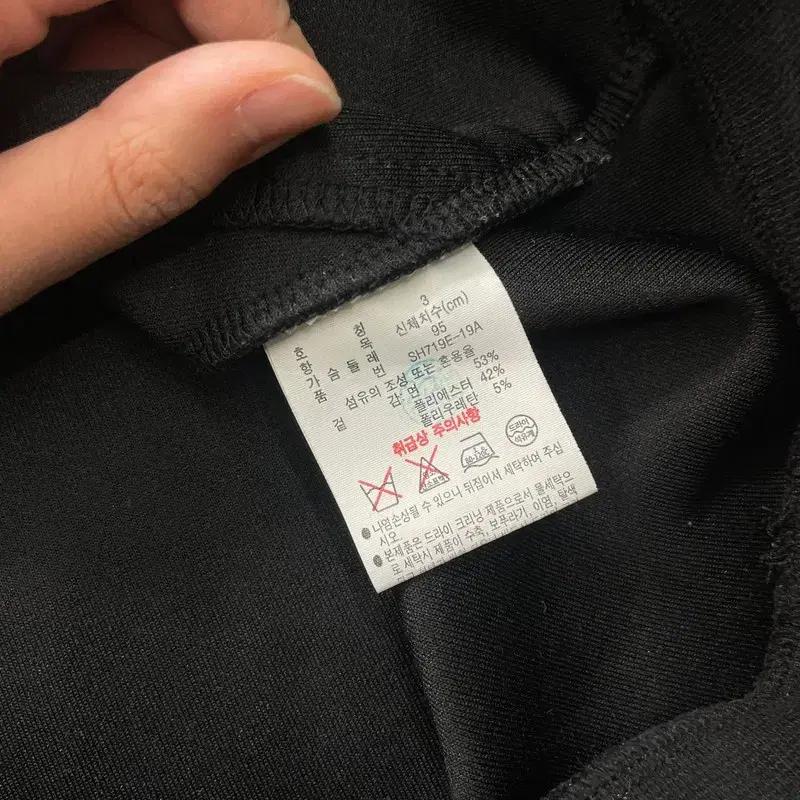 LACOSTE 빅로고 후드티 블랙 3 6