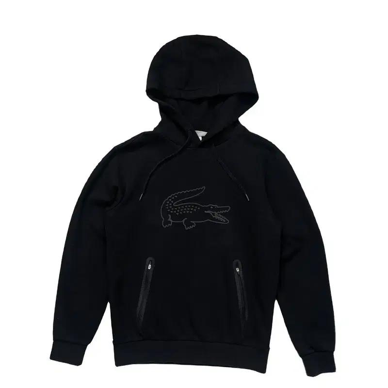 LACOSTE 빅로고 후드티 블랙 3 2