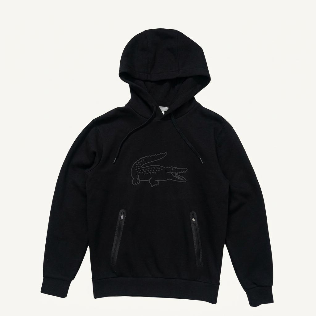 LACOSTE 빅로고 후드티 블랙 3 1