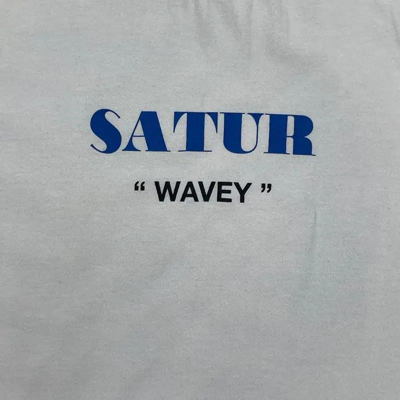 SATUR WAVEY 반팔티 M 3