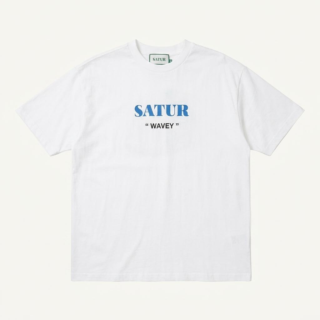 SATUR WAVEY 반팔티 M 1