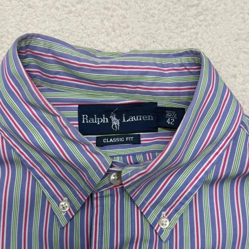 POLO BY RALPH LAUREN 코튼  스트라이프 셔츠  100 4