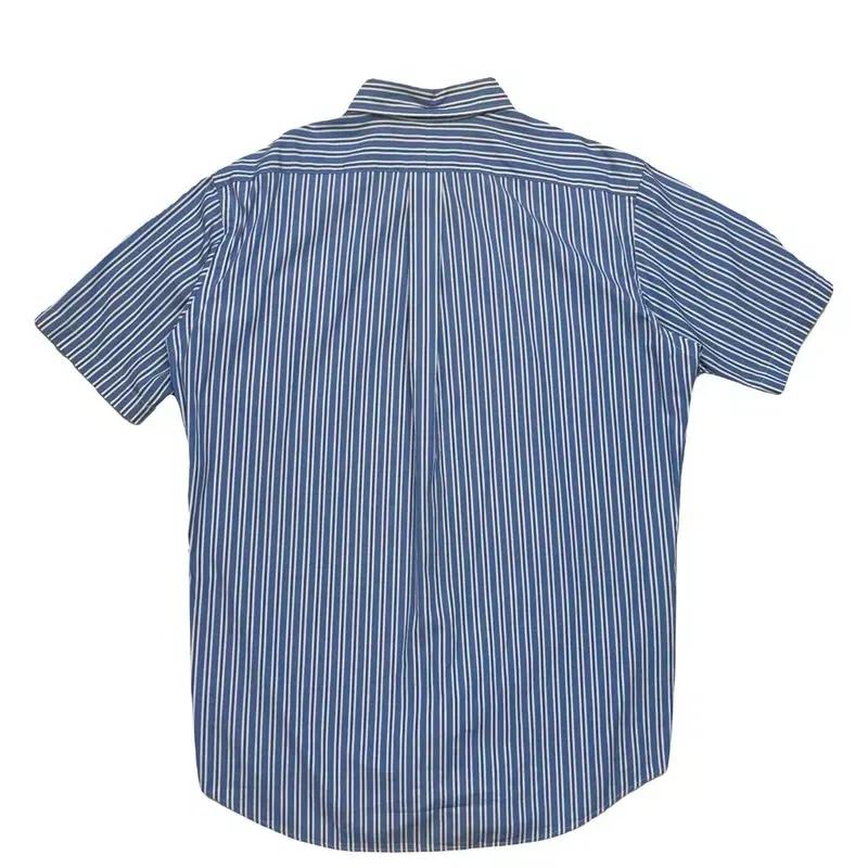 POLO BY RALPH LAUREN 세로 스트라이프 반팔 셔츠 42 6