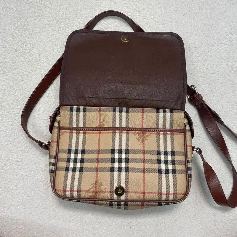BURBERRY 노바 체크 크로스백 3