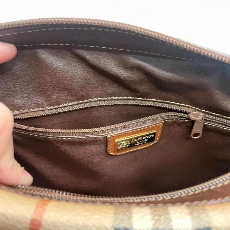 BURBERRY 노바 체크 크로스백 6