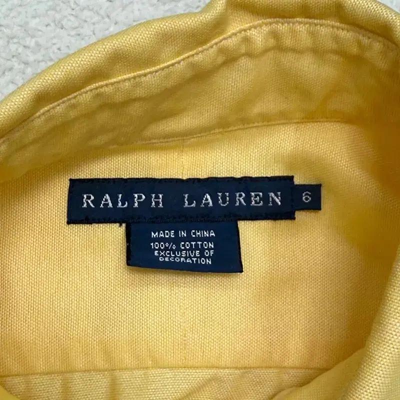 RALPH LAUREN 여성용 빅포니 자수 옥스퍼드 셔츠 6 4