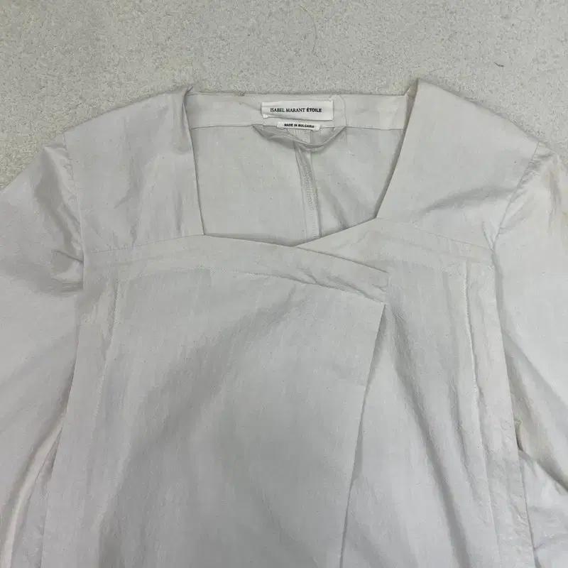 ISABEL MARANT 에뚜왈 화이트 코튼 원피스 36 3