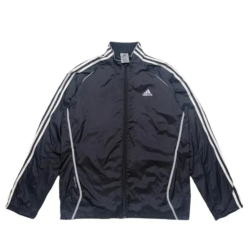 ADIDAS 올드스쿨 블랙 삼선 바람막이 M 2