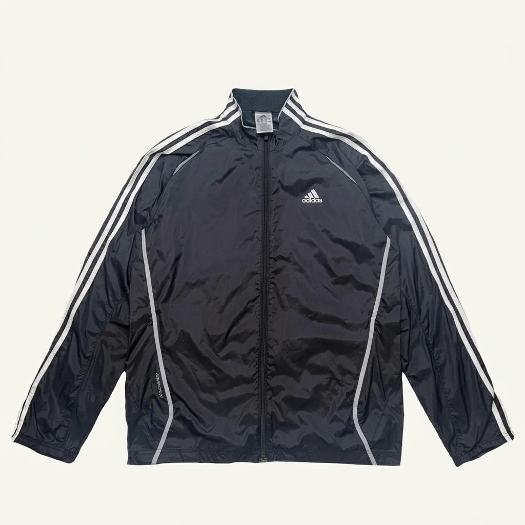 ADIDAS 올드스쿨 블랙 삼선 바람막이 M 1