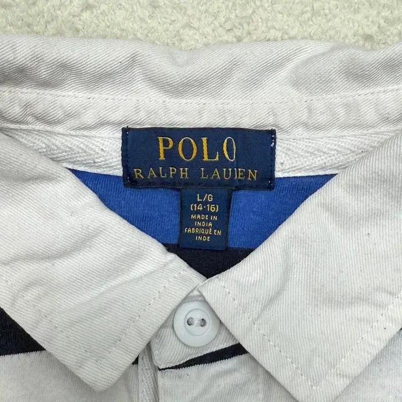 POLO BOYS 스트라이프 럭비티 L/G (14-16) 6