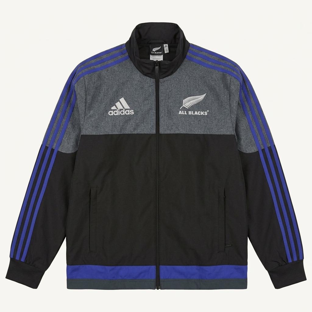 ADIDAS 뉴질랜드 ALL BLACKS 럭비 저지자켓 M 1
