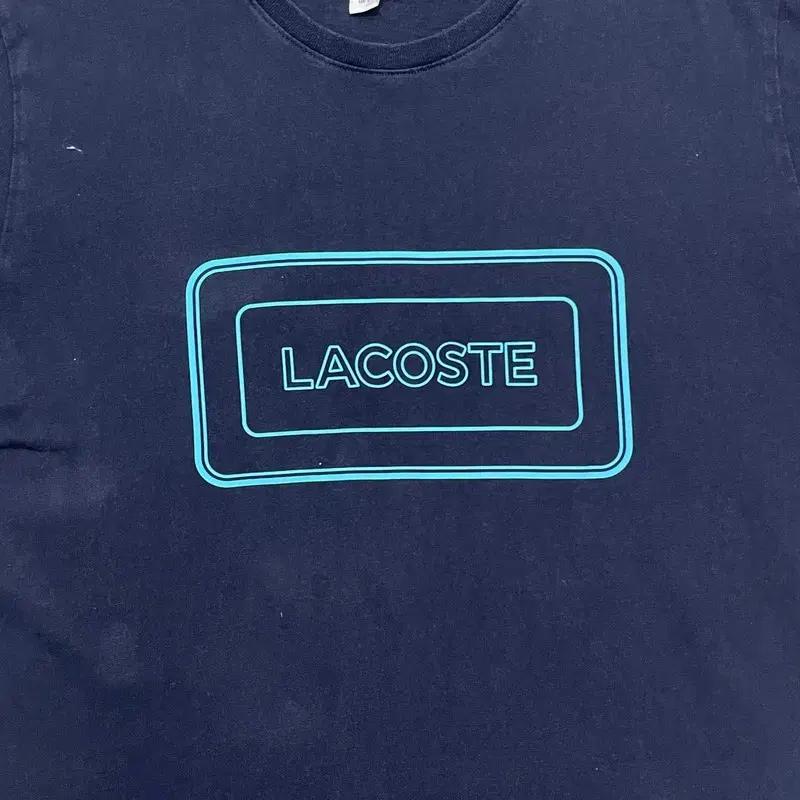 LACOSTE 반팔티 네이비 L 3