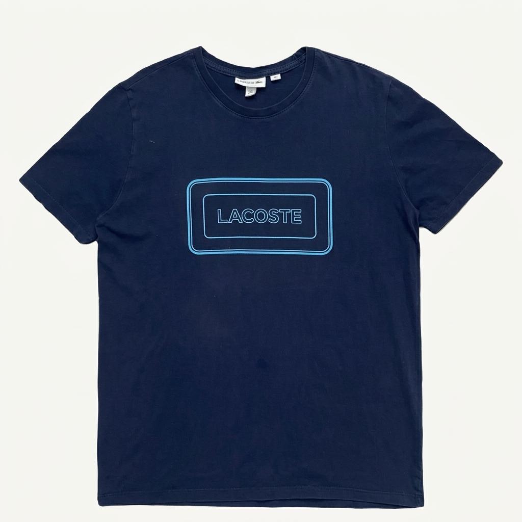 LACOSTE 반팔티 네이비 L 1