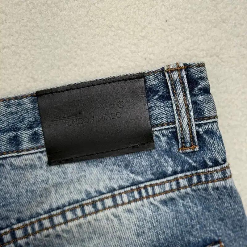 MAISON MINED 데님 버뮤다 쇼츠 M 5